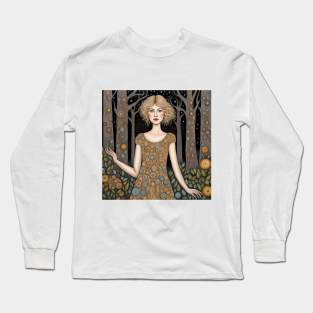 Rosamund Pike as a fairy in the woods Long Sleeve T-Shirt